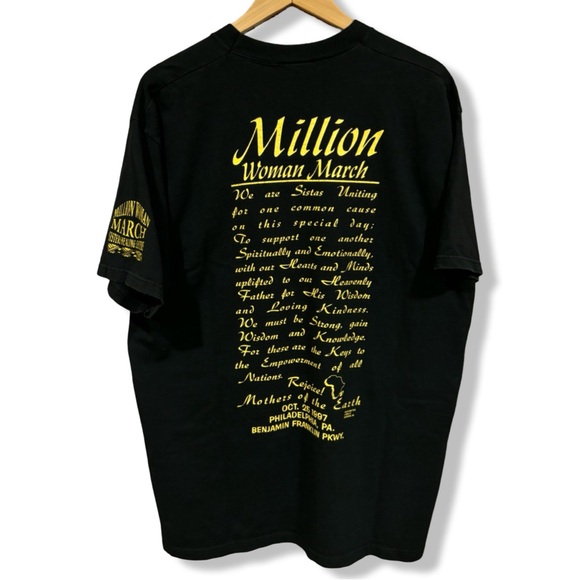 Rare Vintage 1997 Million Women March T-Shirt - Picture 1 of 5